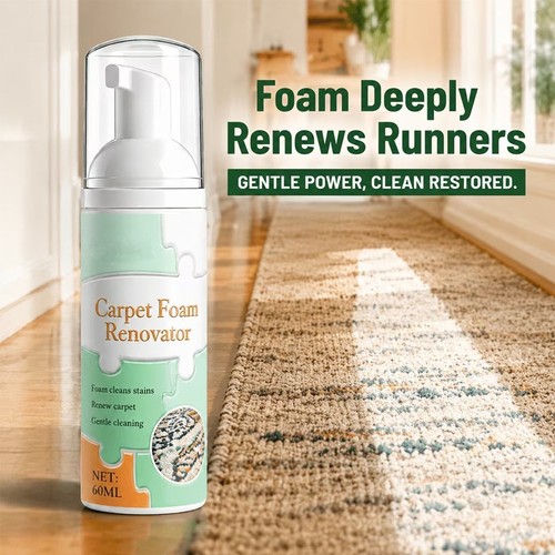Waterless carpet foam stain - waterless,
