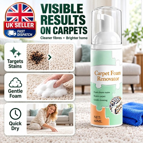 Waterless carpet foam - waterless,