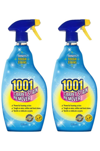1001 carpet rug cleaner - 2x,