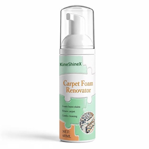Waterless carpet foam - waterless, stain