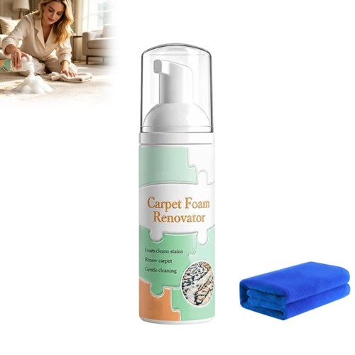 Waterless carpet foam stain - carpet,